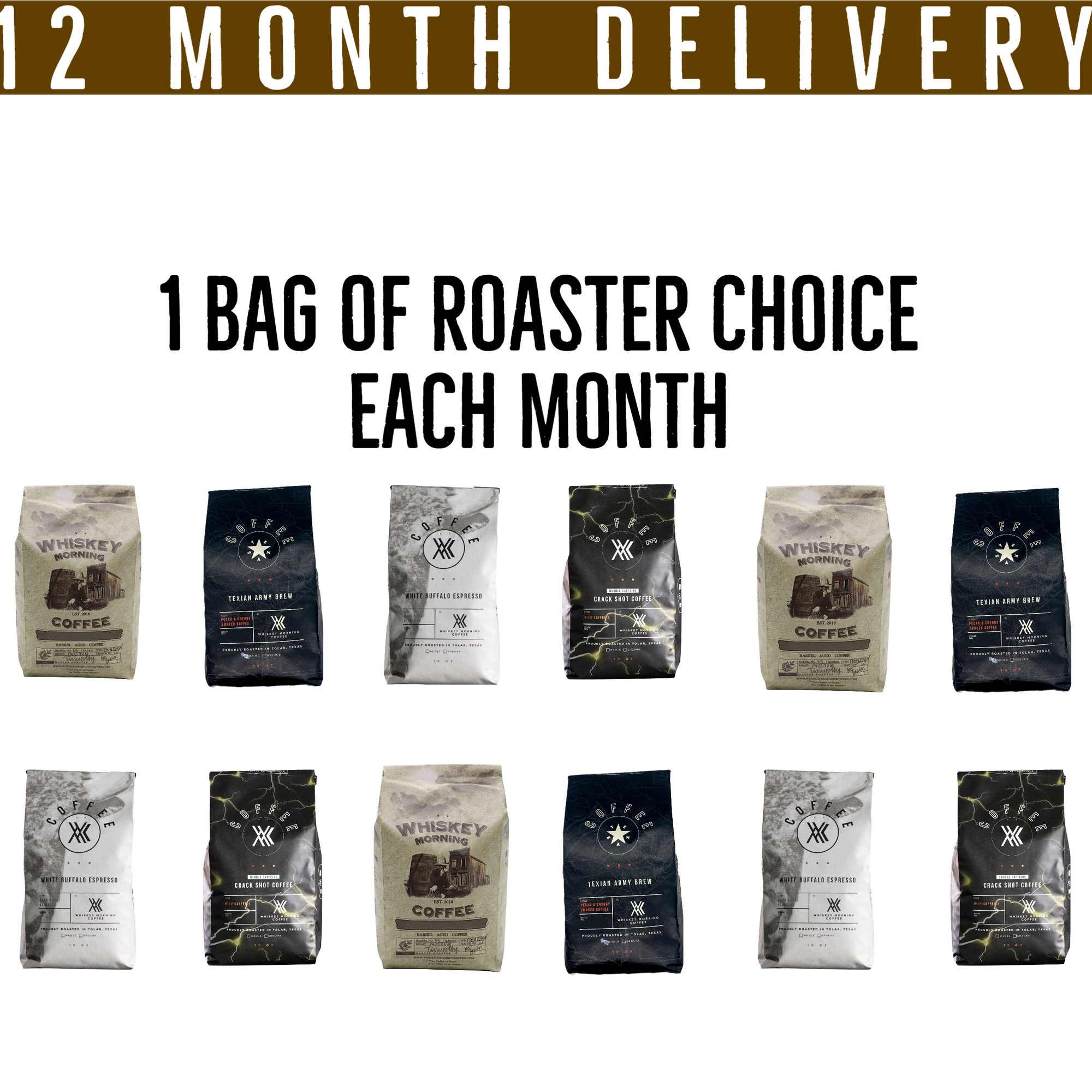 roasters choice 12 month prepaid subscription