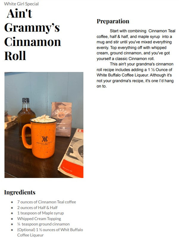 Ain't Grammys Cinnamon Roll