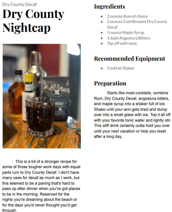 Dry County Nightcap