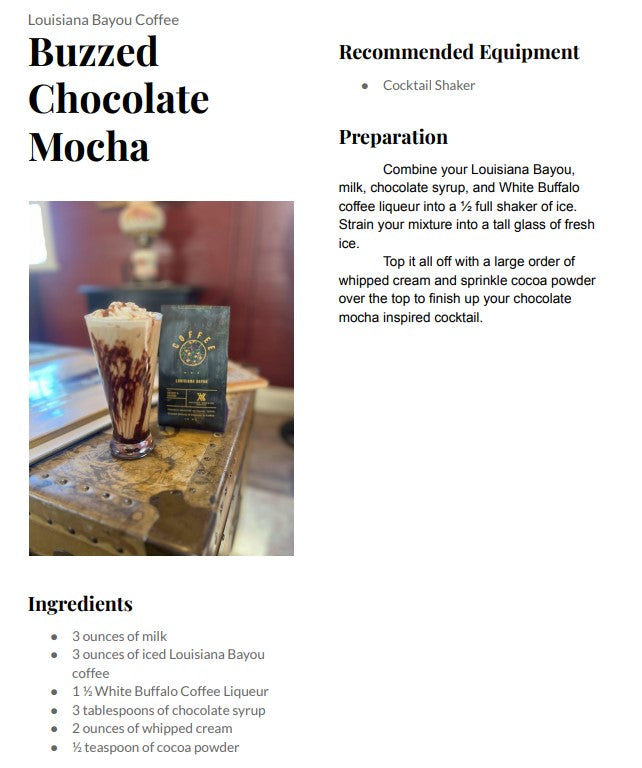 Buzzed Chocolate Mocha