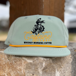 Teal Caffeine Cowboy Hat