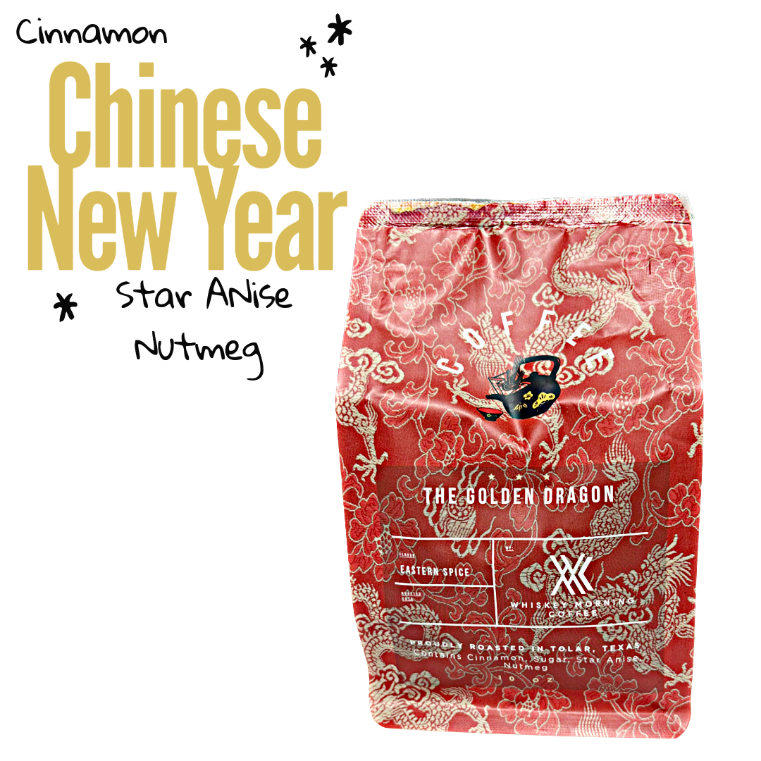 Cinnamon, nutmeg, star anise coffee