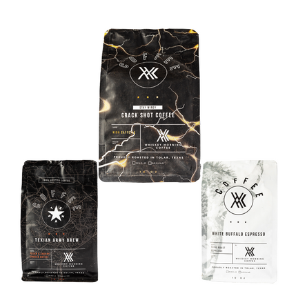 3 Whiskey Morning Coffee Dark Roast Bags