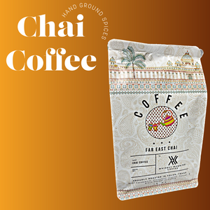 Far east chai coffee grounds