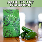 Ground coffee with jalapenos