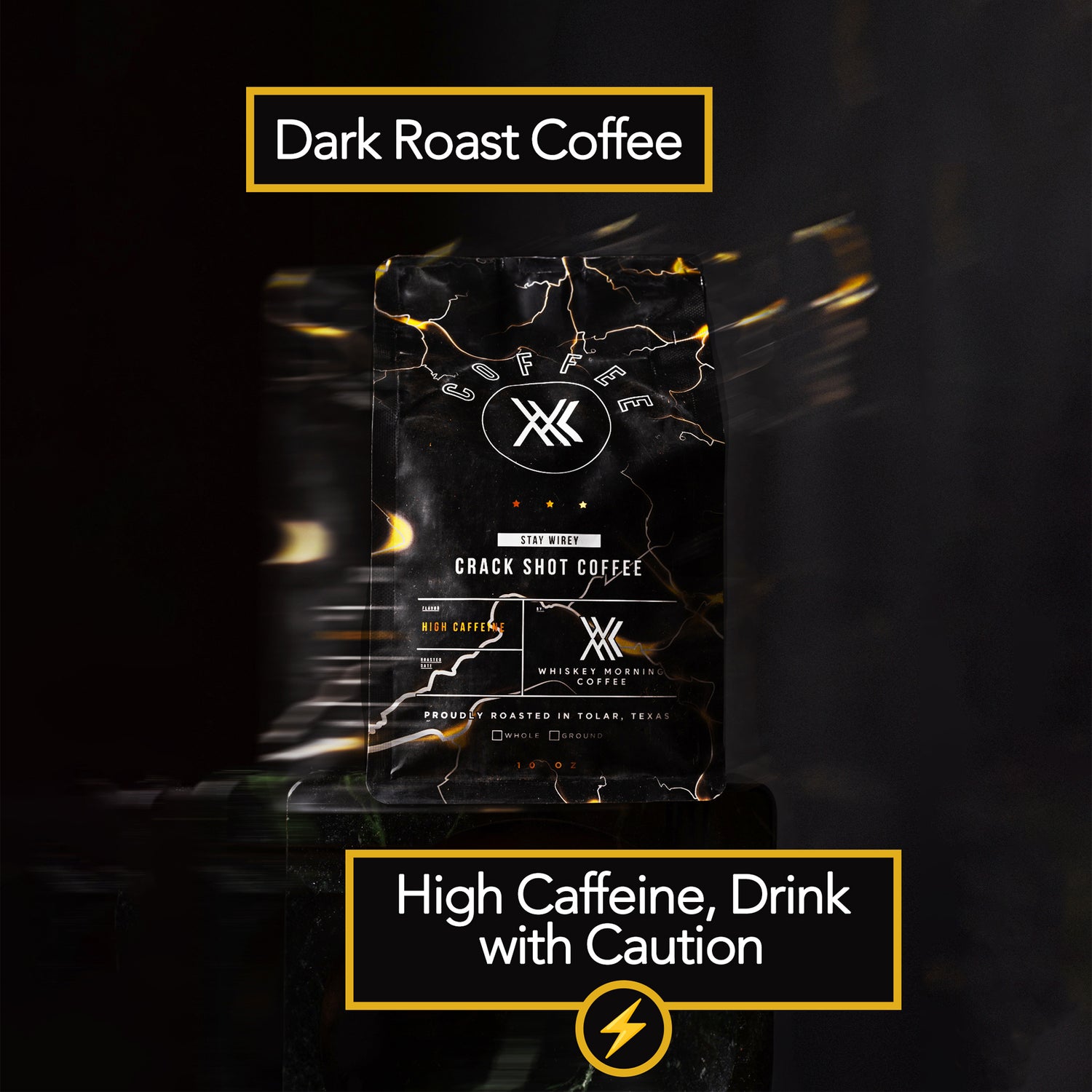 dark roast coffee with a kick