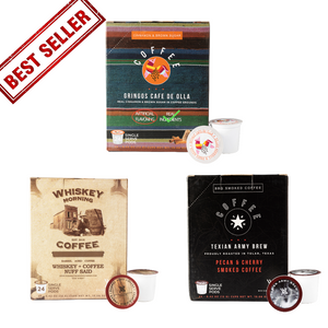 combo deal of whiskey morning coffee kcups