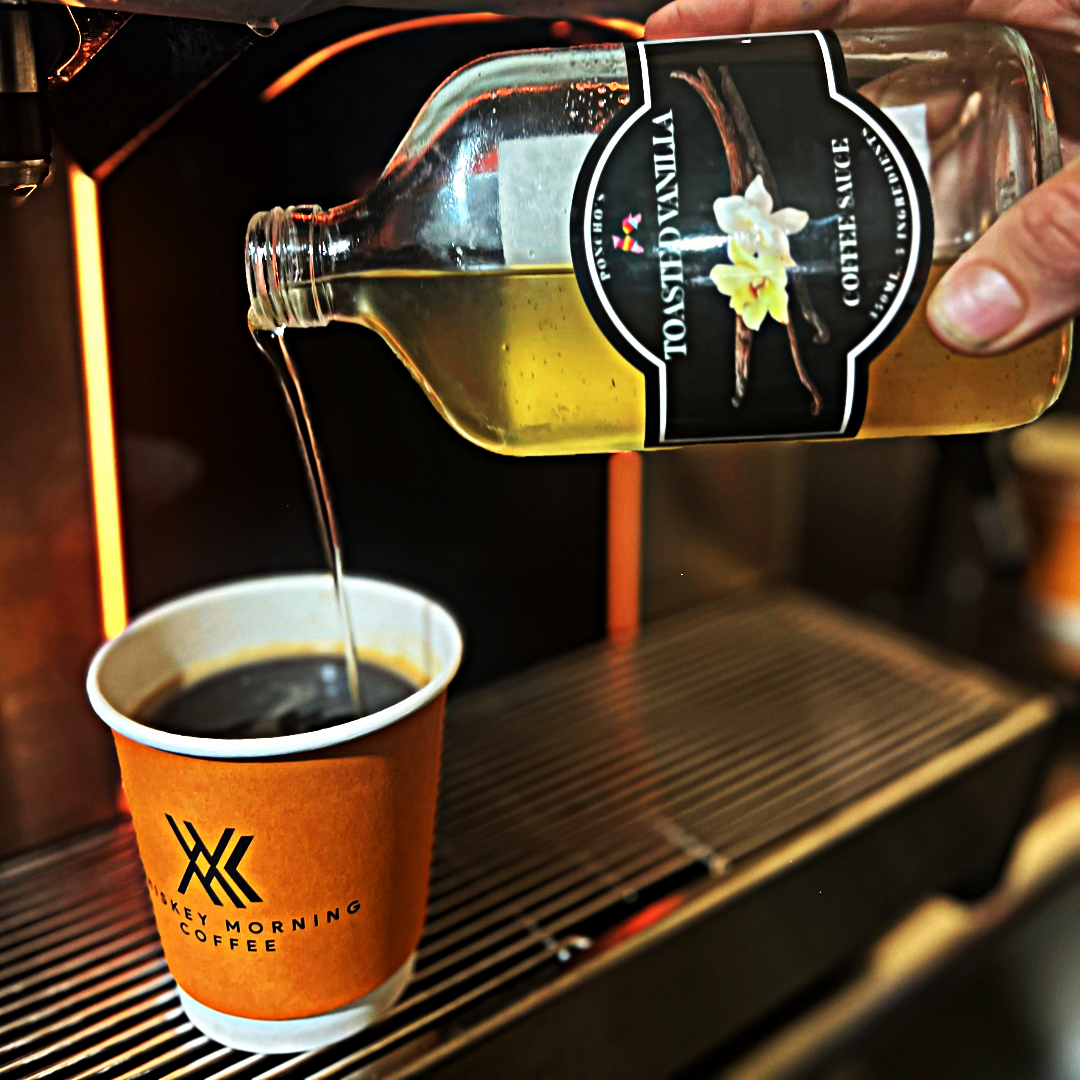 toasted vanilla beans coffee syrup
