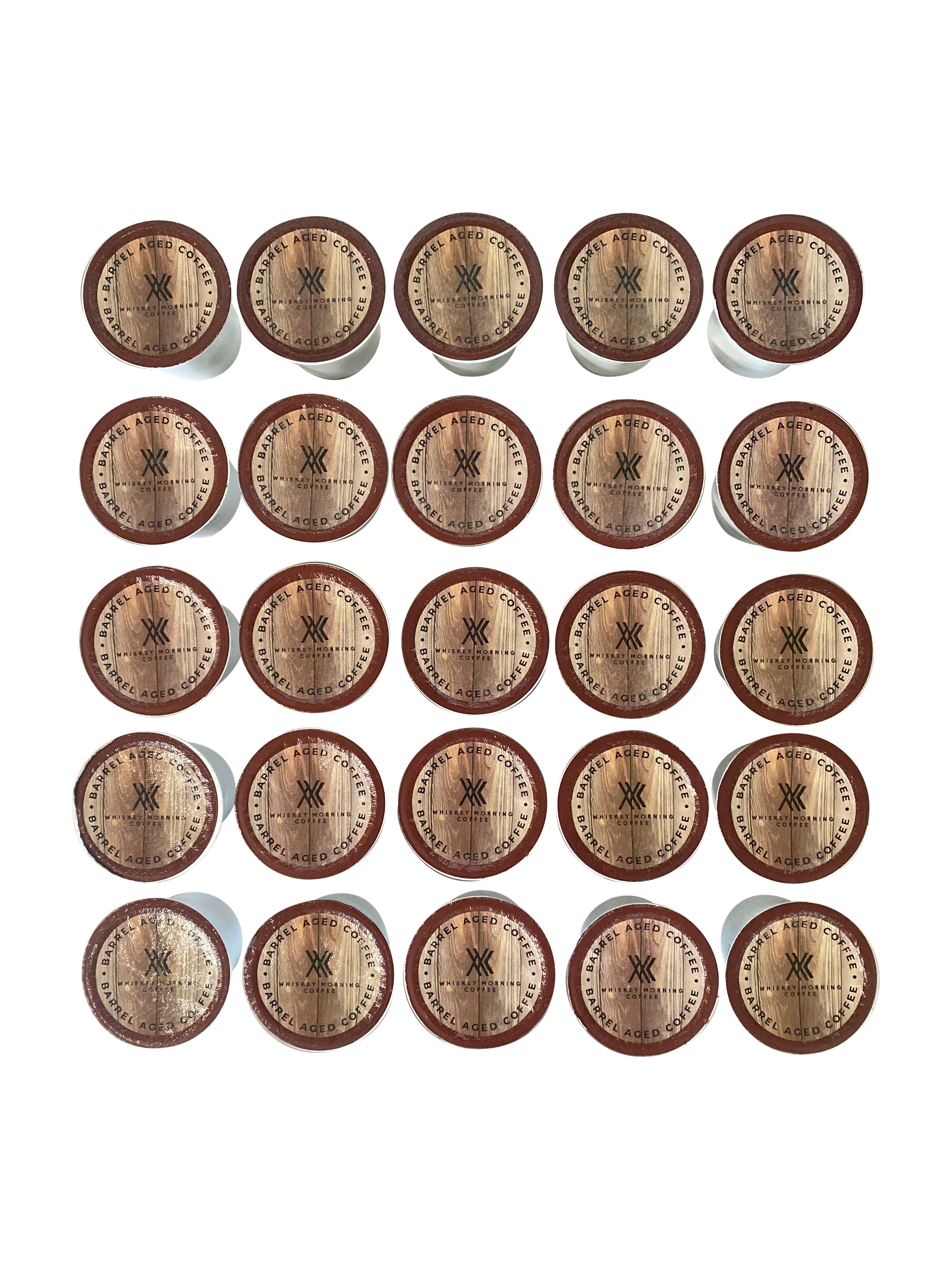 Whiskey and Bourbon Barrel Aged Coffee: Single Serve Pods 100ct