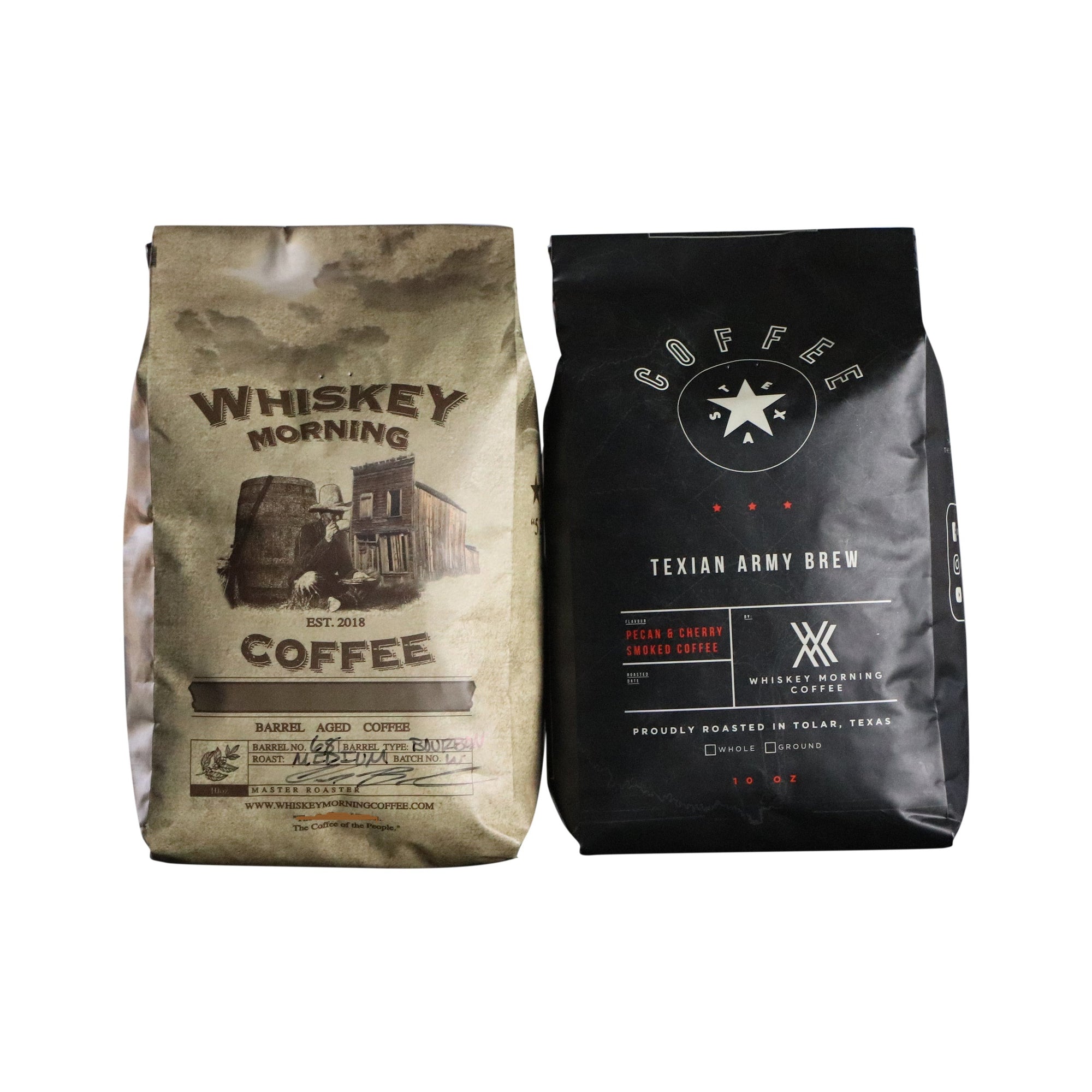 Barrel Aged and smoked coffee