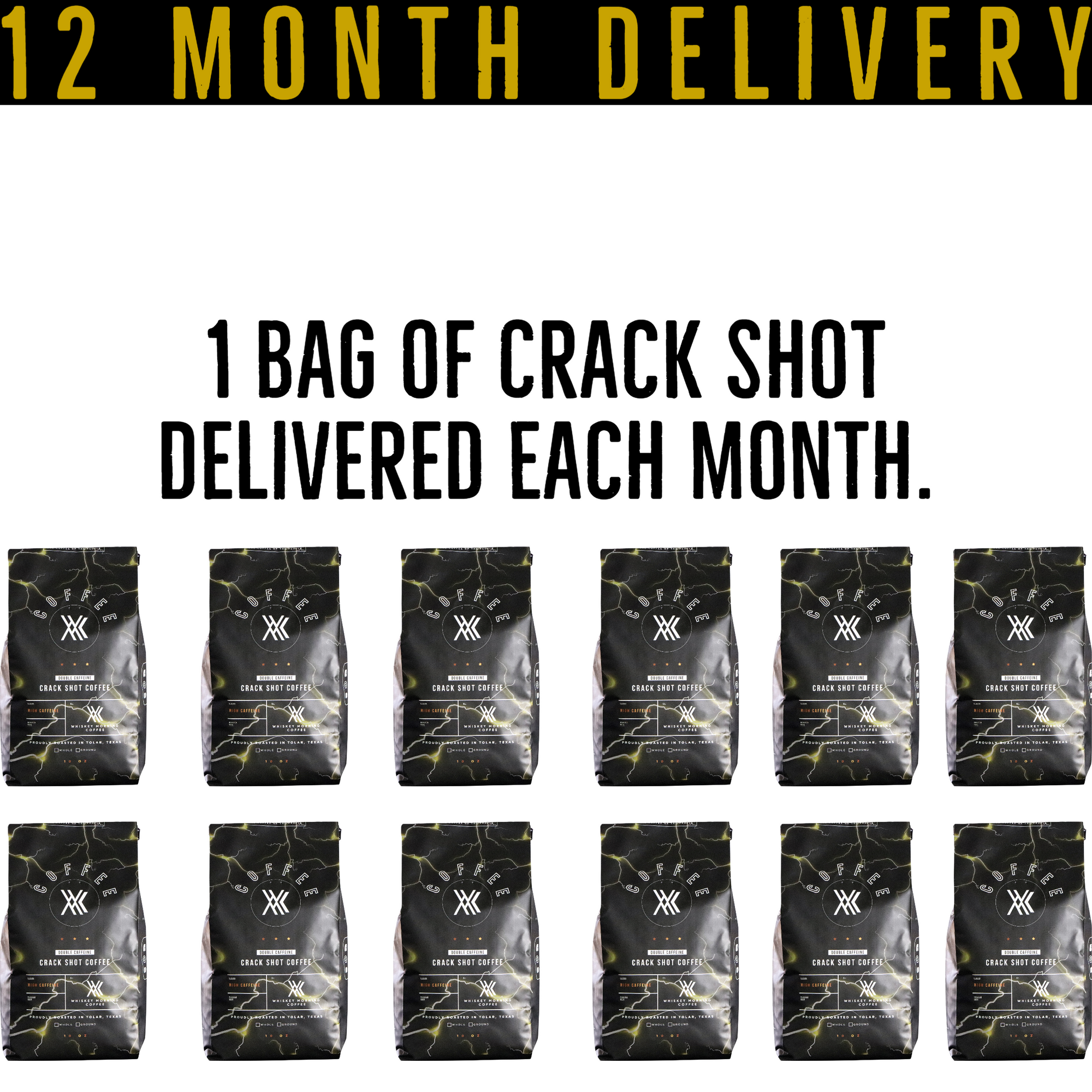 crack shot 12 month prepaid subscription