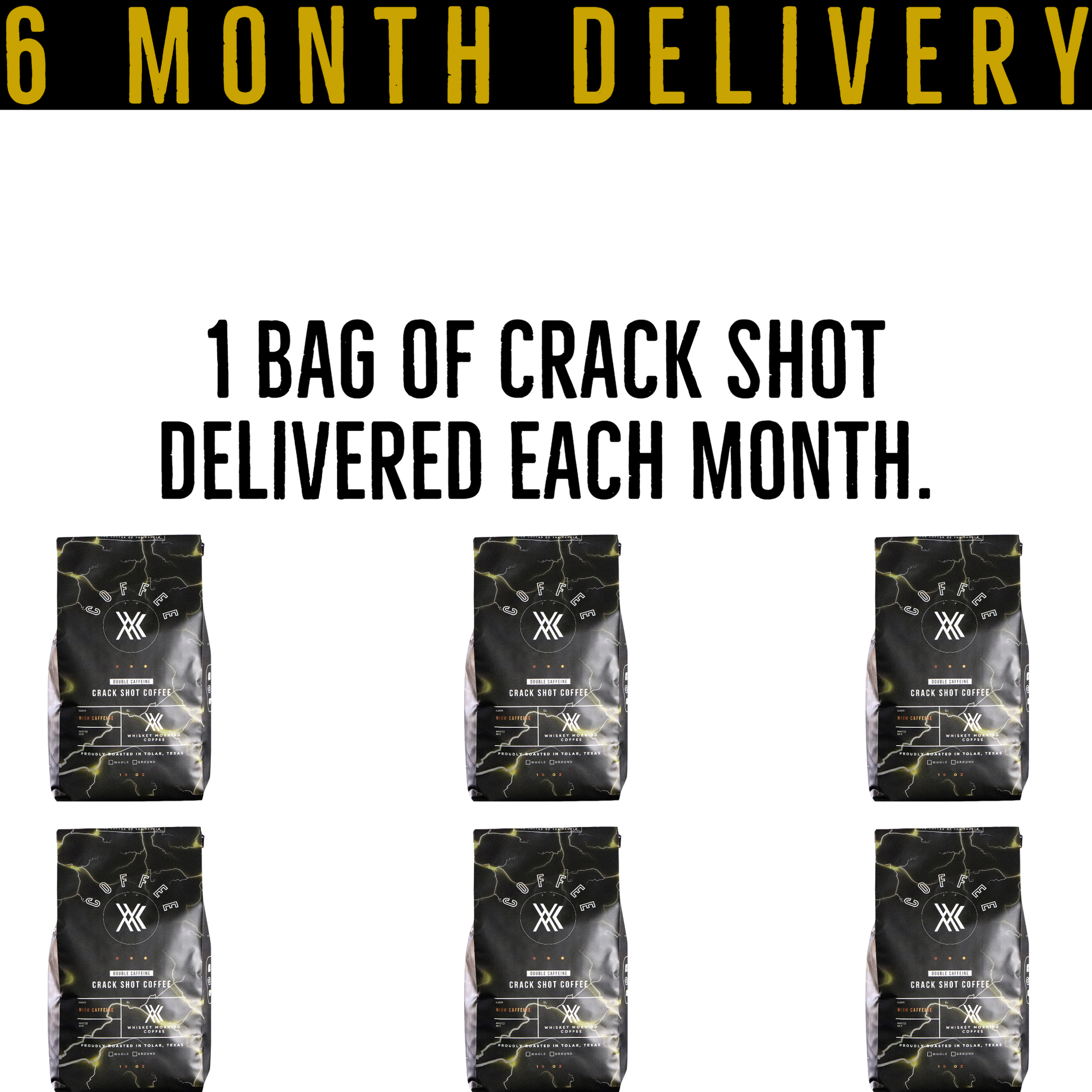 crack shot 6 month prepaid subscription