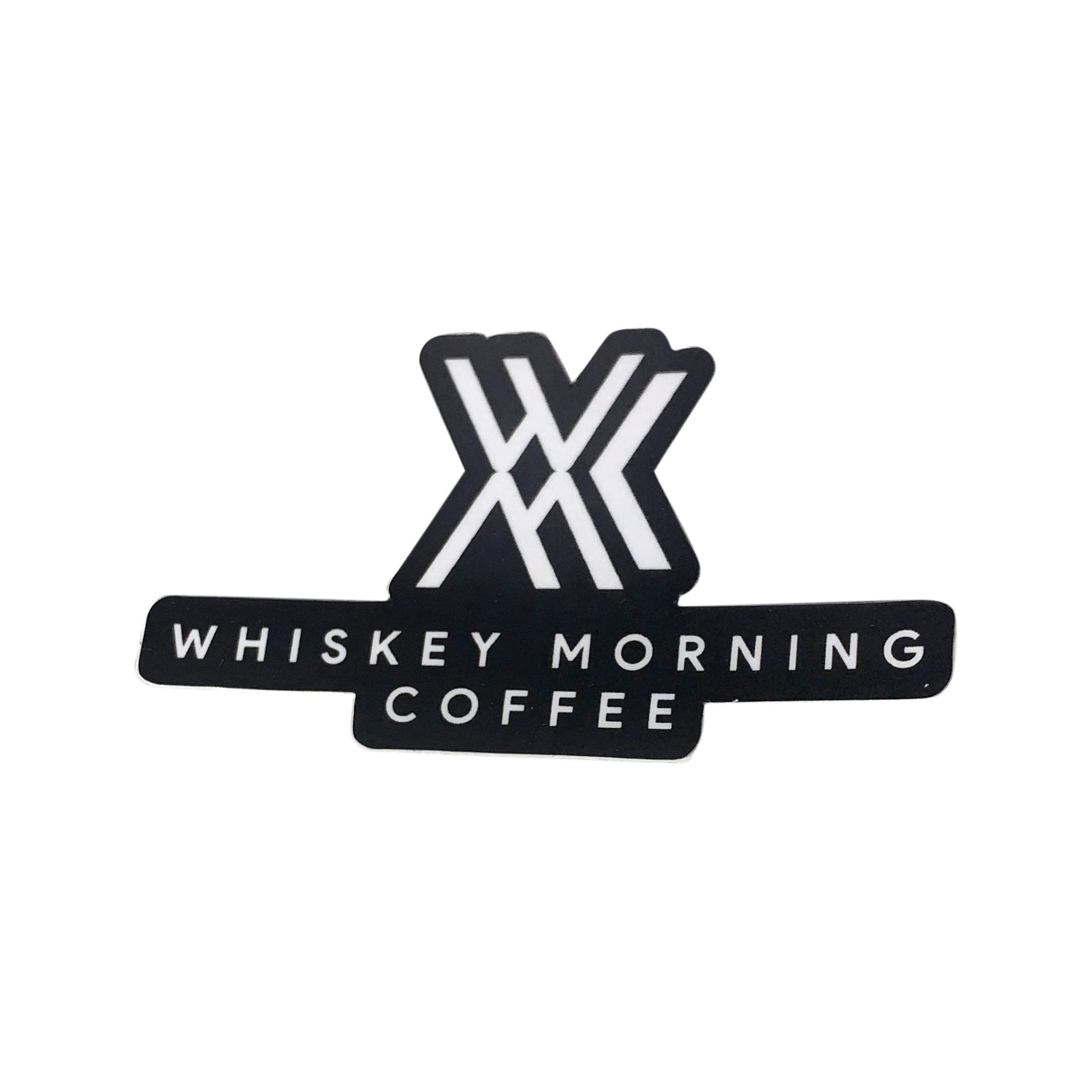 Whiskey Morning Coffee Logo Sticker