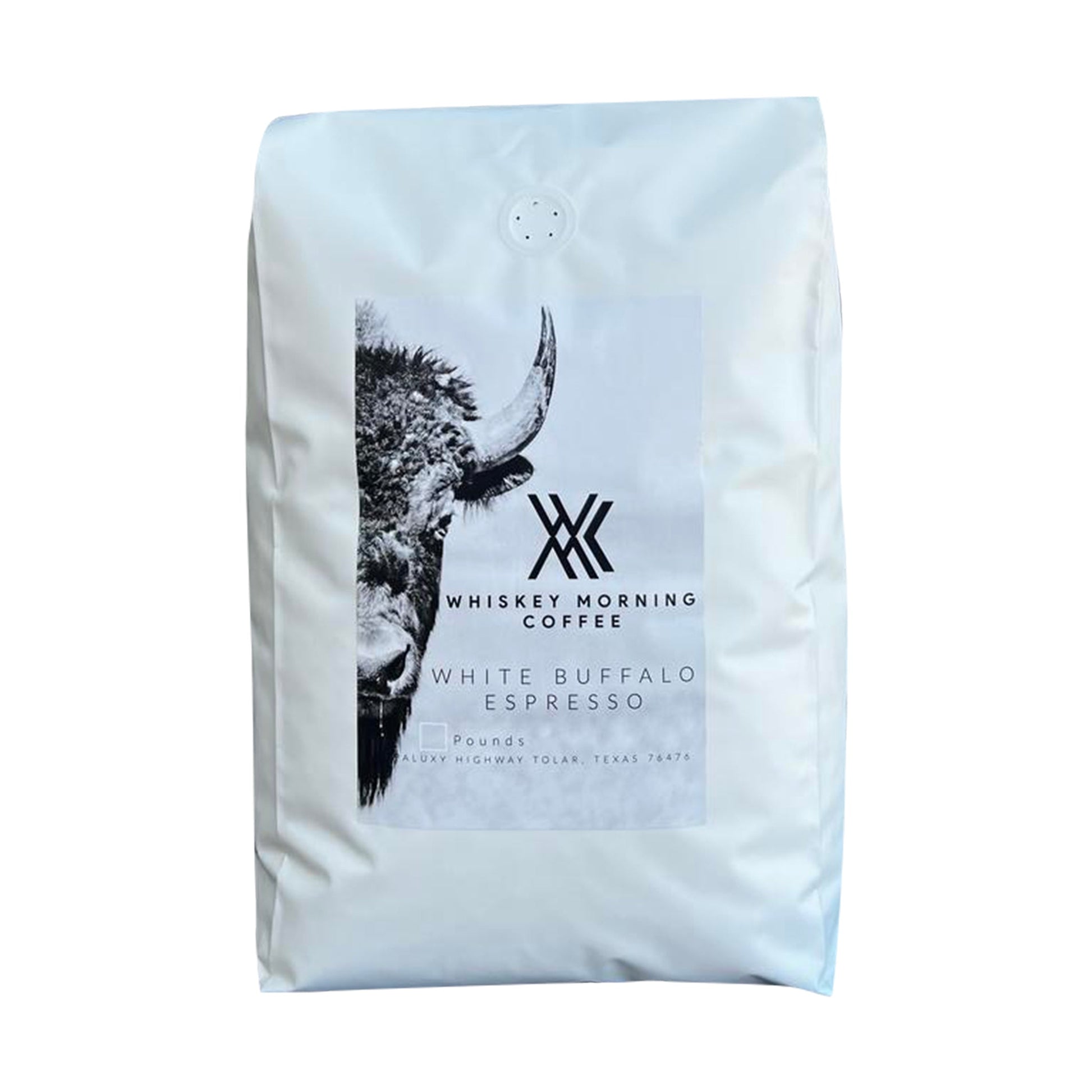 5 pounds white buffalo espresso