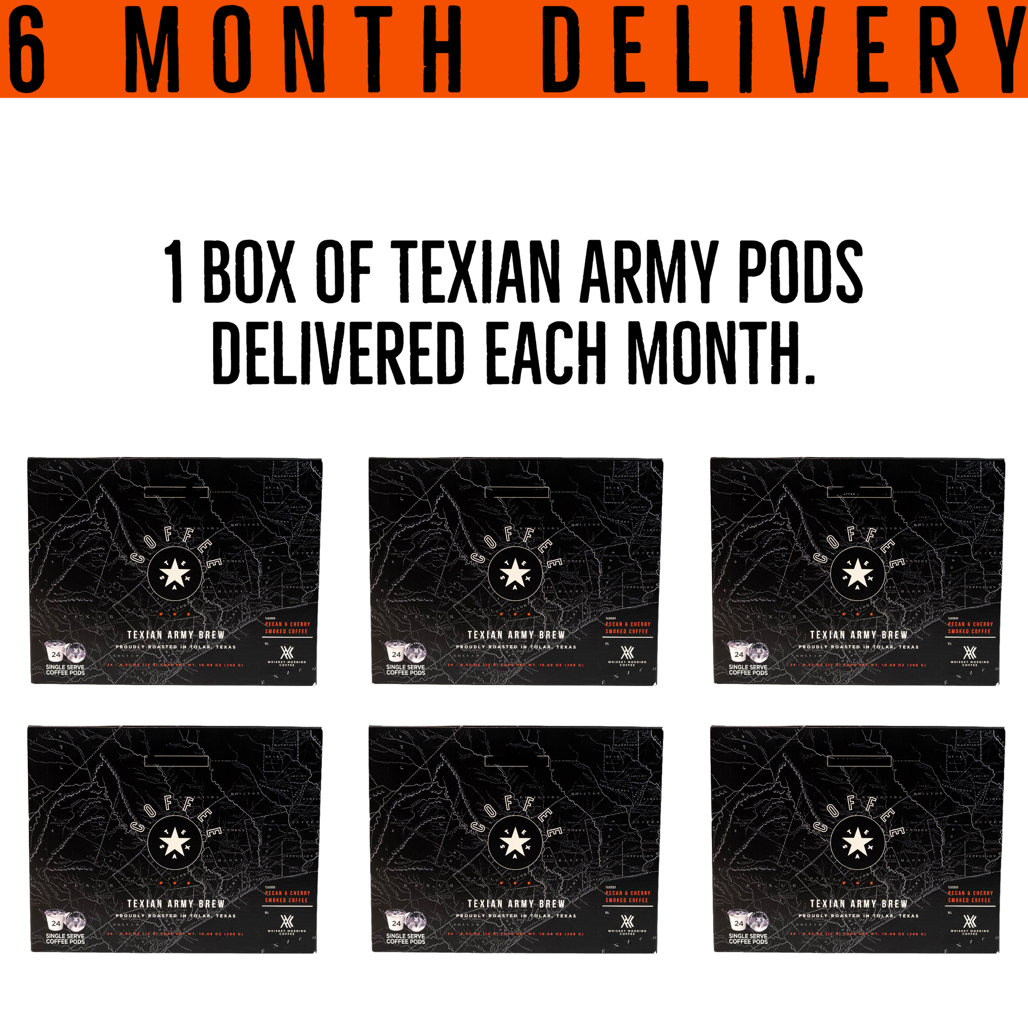 Texian Army Pods 6 month prepaid subscription